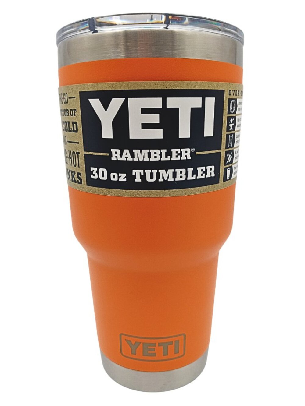 Rare & Discontinued YETI Rambler 30 oz King Crab Orange Tumbler w/MagSlider Lid